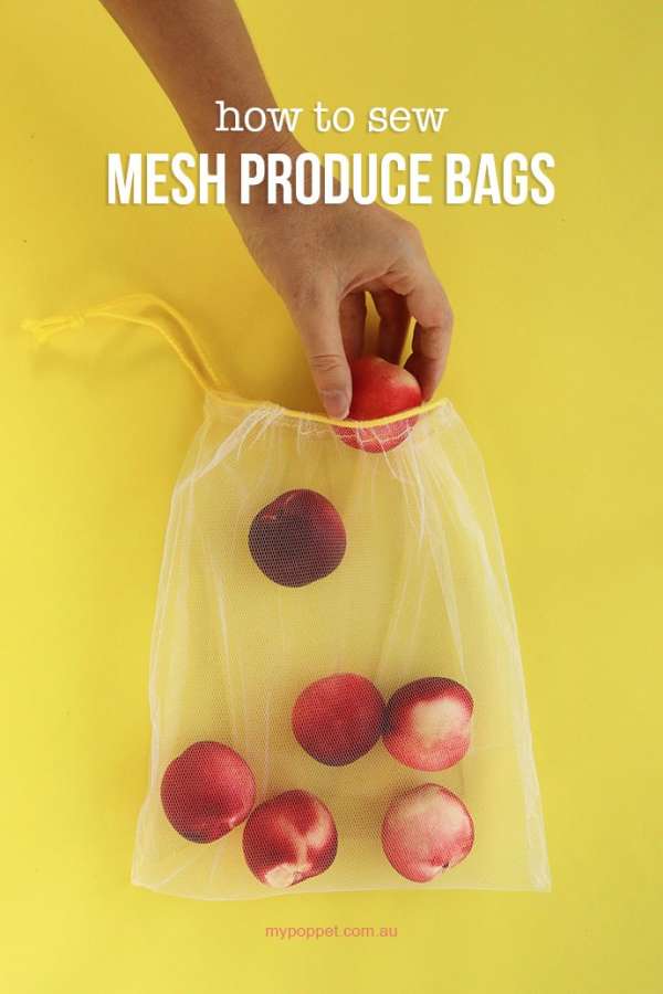 Reusable Mesh Produce Bags - DIY Sewing Tutorial