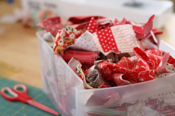 Sorting and Storing Fabric Scraps