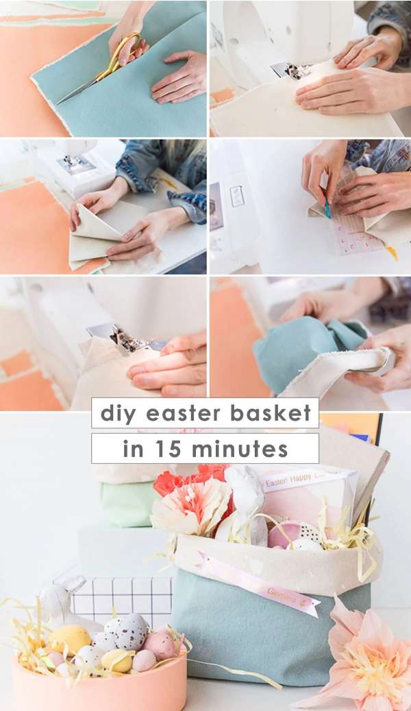 15-Minute Fabric Basket - Easy Sewing Tutorial