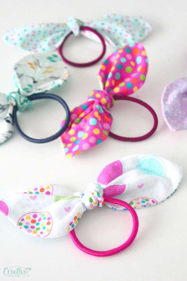 DIY Knotted Hair Ties - Easy Sewing Tutorial