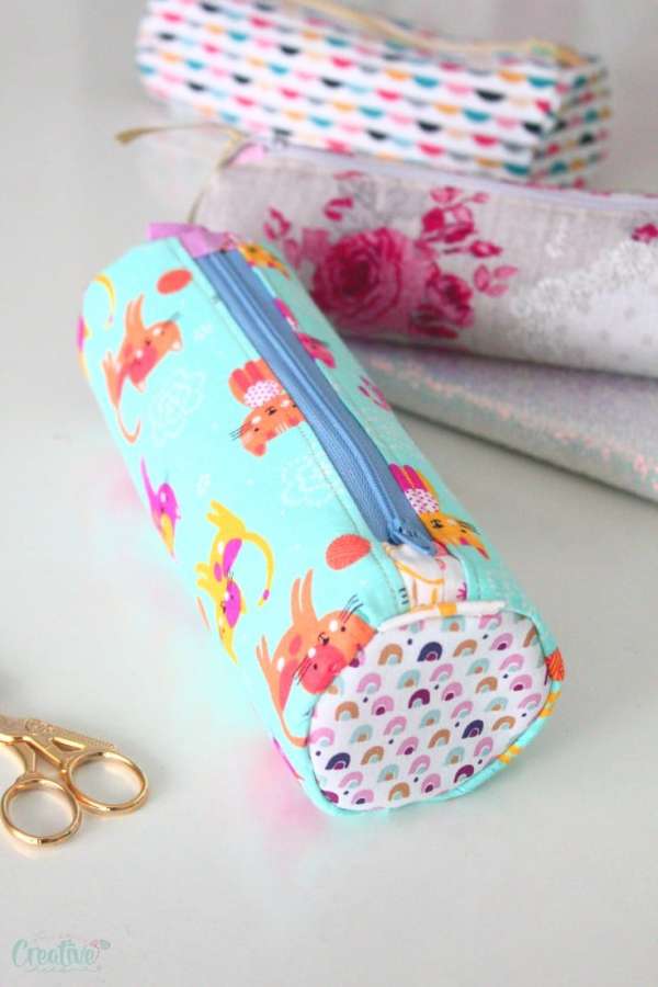 Round Pencil Case - DIY Sewing Tutorial