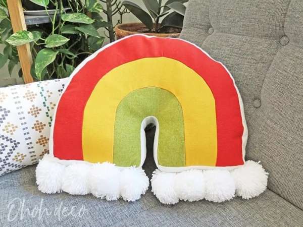 Rainbow Pillow Sewing Pattern