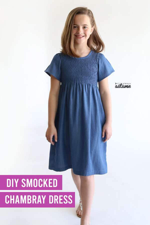 Girls Smocked Dress - DIY Sewing Tutorial