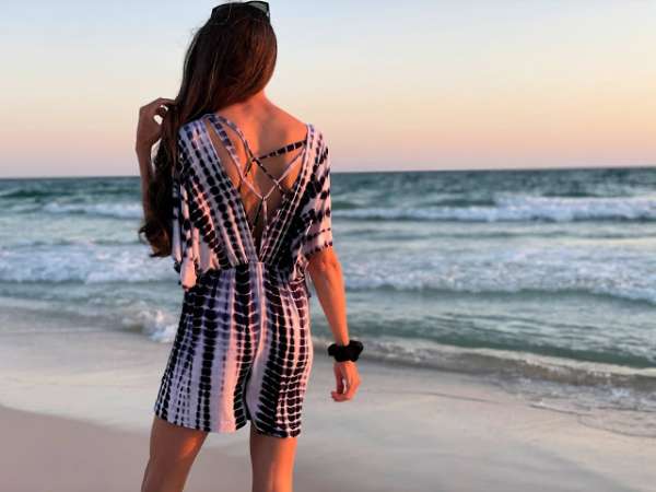 Beach Romper Swimsuit Coverup - DIY Sewing Tutorial