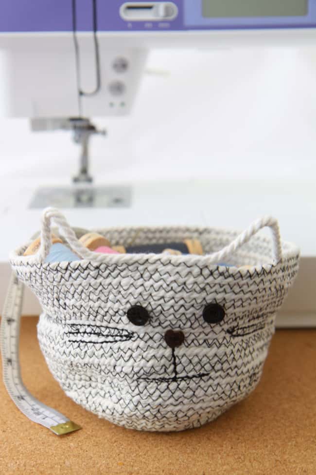 Cat Rope Basket – DIY Sewing Tutorial – Sewing