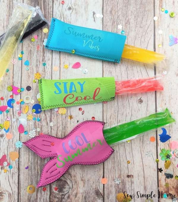 Summer Freeze Pop Holders - Free Sewing Pattern