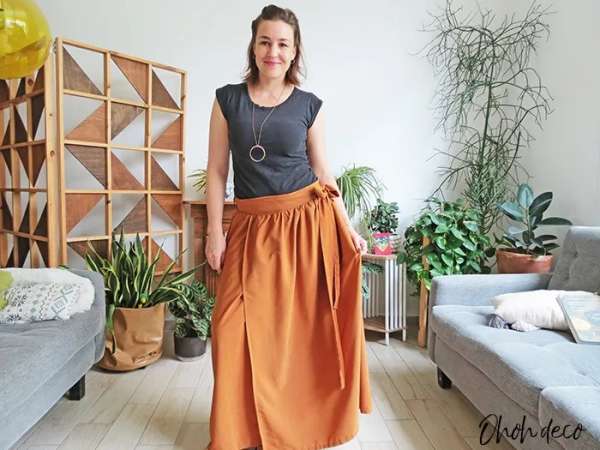 Easy to Sew Wrap Skirt