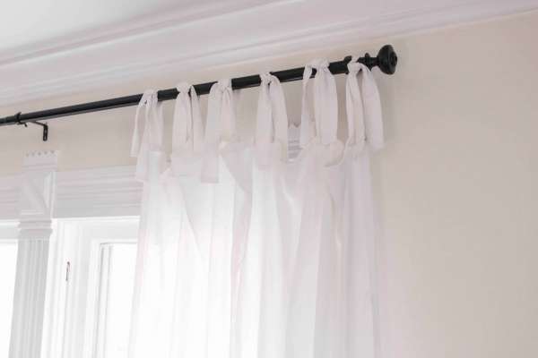 Sew Your Own Tie Top Curtains - DIY Tutorial