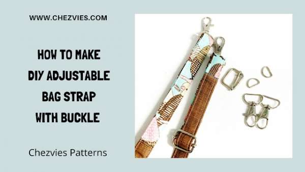 Adjustable Bag Strap with Buckle Sewing Tutorial