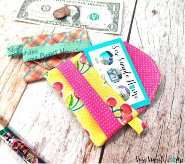 Gift Card Wallet Keychain Free Sewing Pattern