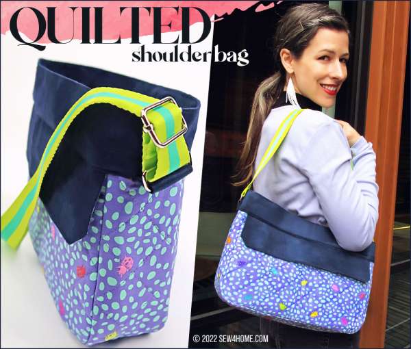 Quilted Tote Bag Free Sewing Pattern