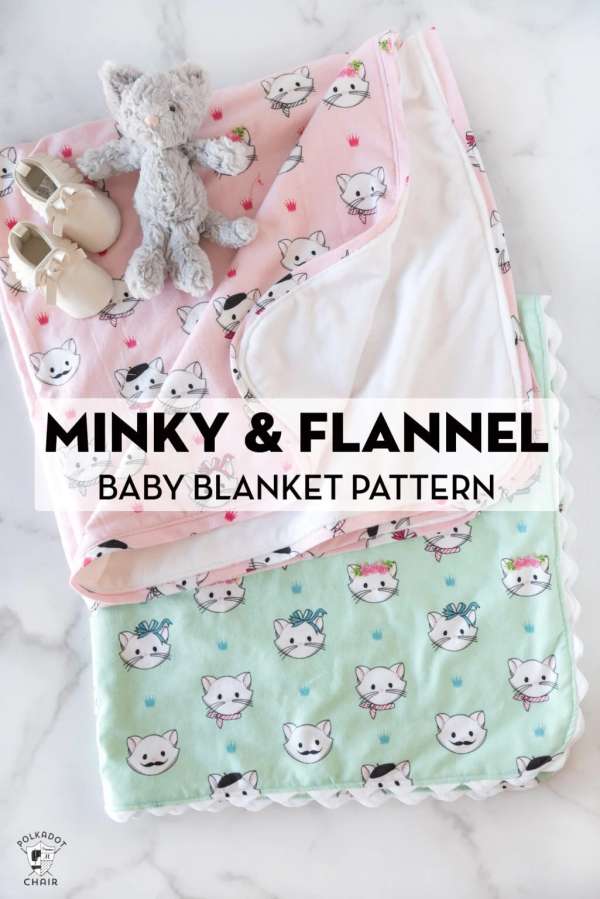 Sew a Baby Blanket from Minky and Flannel