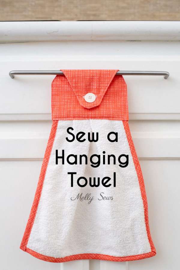 Hanging Kitchen Towel Sewing Tutorial