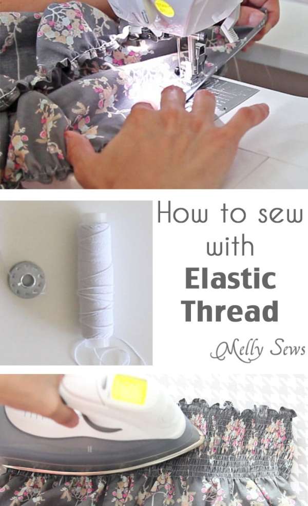 Elastic Thread Shirring - Sewing Tutorial