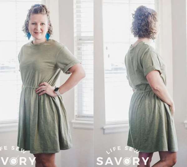 Women's T-Shirt Dress - Free Sewing Pattern