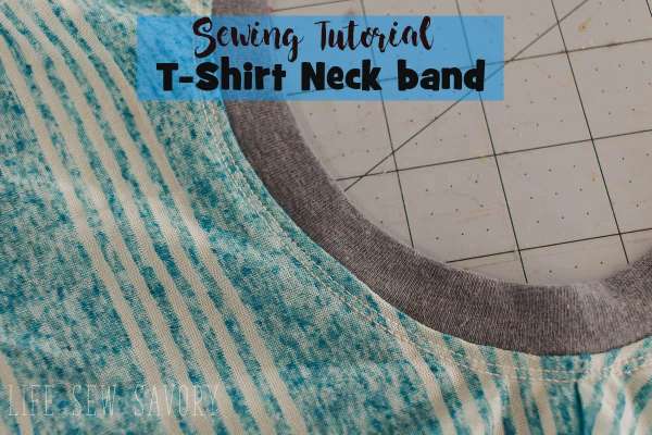 How to Sew a T-Shirt Neck Band