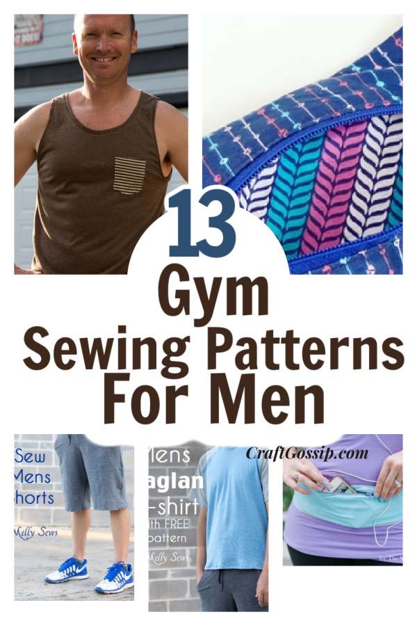 Sewing Patterns For Men – 13 Patterns For The Gym – Sewing