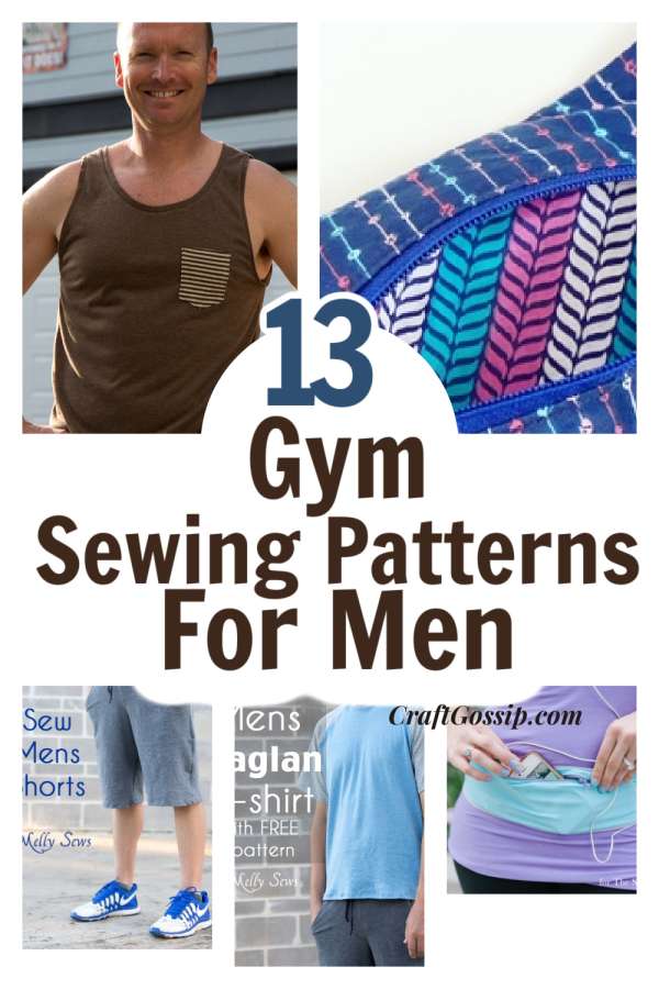 Sewing Patterns For Men 13 Patterns For The Gym Sewing