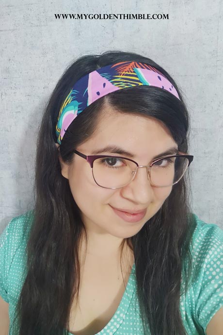 10-Minute Headband from Knit Fabric - Sewing Tutorial