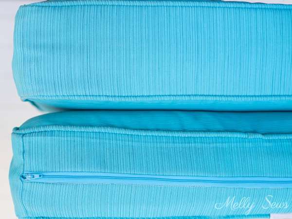 Add a Zipper to a Couch Cushion - Sewing Tutorial