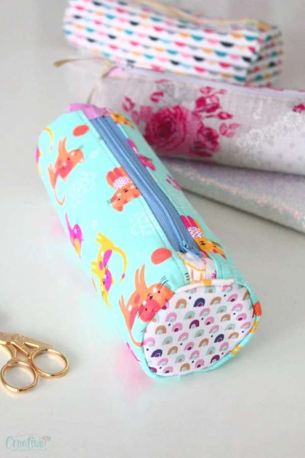 Round Pencil Case Sewing Tutorial