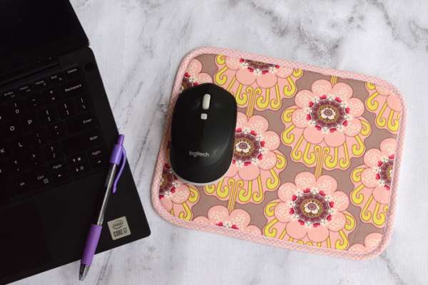 Fabric Mouse Pad Sewing Tutorial