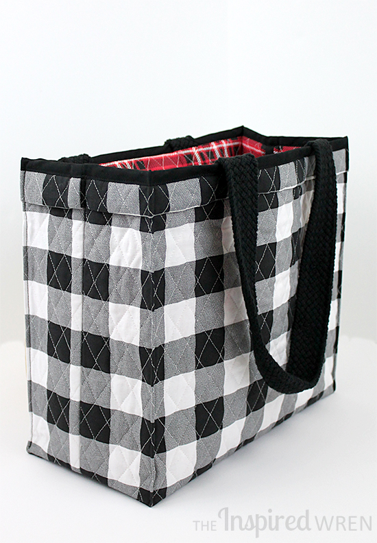 Boxy Quilted Tote Sewing Tutorial