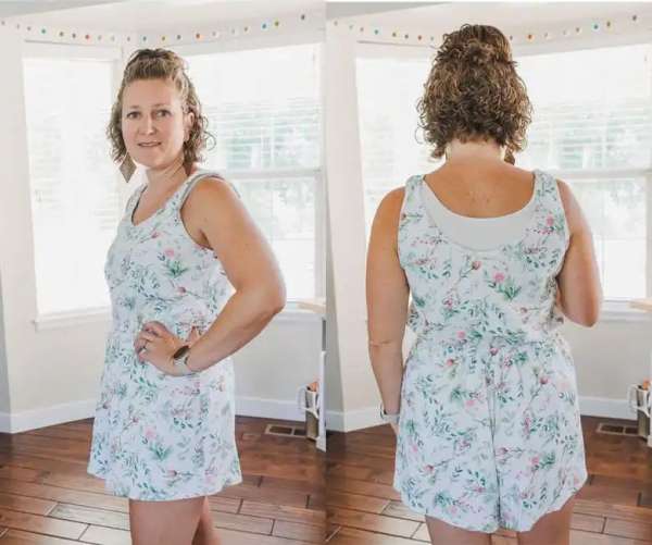 Womens Shorts Romper Free Sewing Pattern