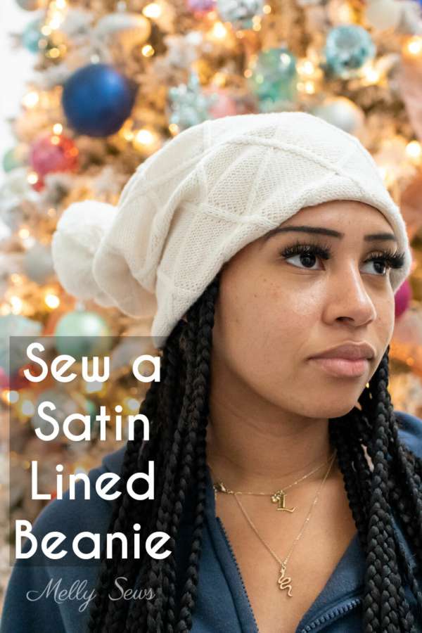 Satin Lined Beanie Sewing Tutorial