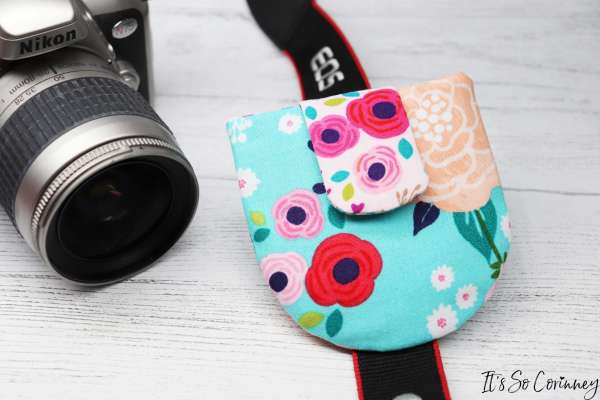 Camera Lens Cap Pouch - Free Sewing Pattern