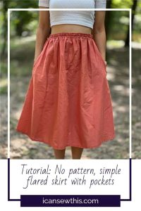 Circle Skirt with Pockets by Montoya Mayo