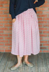 How to Sew a Skirt - With Pockets