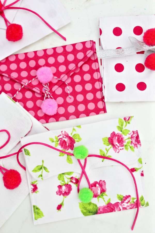 Valentine's Day Fabric Envelope Sewing Tutorial