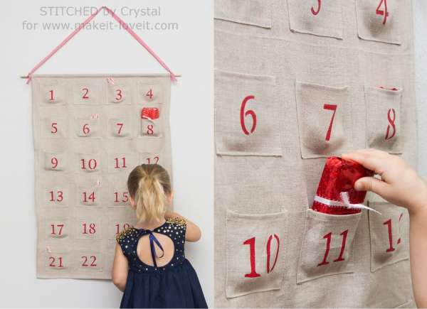 13 Christmas Festive Advent Calendars You Can Sew Sewing