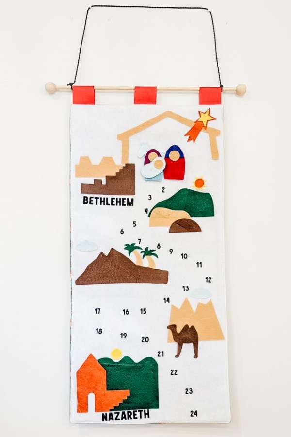 13 Christmas Festive Advent Calendars You Can Sew Sewing