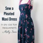 Sew a Pleated Dress from Your Measurements