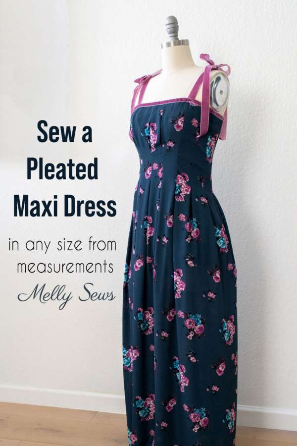 Sew a Pleated Dress from Your Measurements