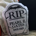 Sew Some Cute Fleece Gravestone Pillows for Halloween