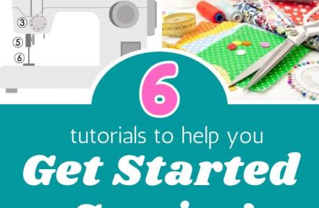6 Tutorials to Get Started Sewing title
