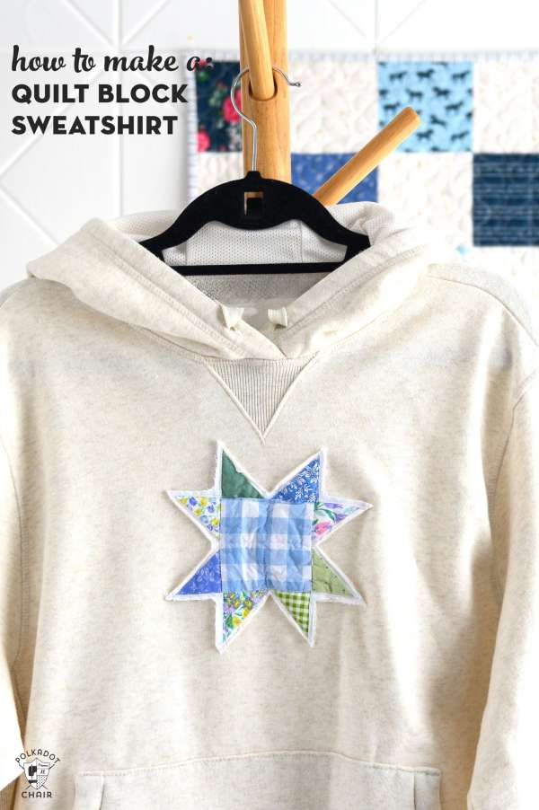 Upcycle a Sweatshirt Using Simple Patchwork