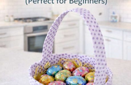 Easy Fabric Easter Basket Sewing Pattern (Perfect for Beginners)